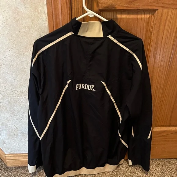 Vintage Purdue Windbreaker TEAM APPAREL!!! - Picture 2 of 3